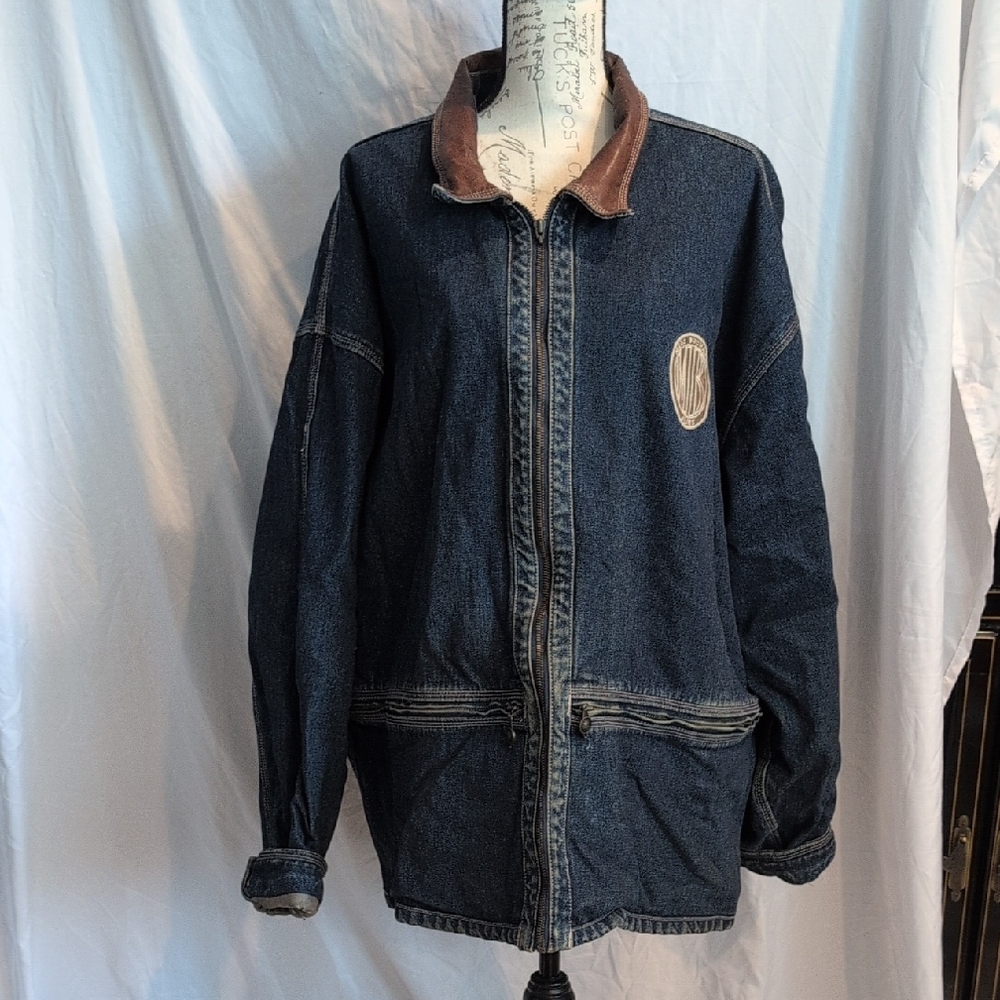 Vintage Marc Buchanen Pelle Pelle Jean Jacket